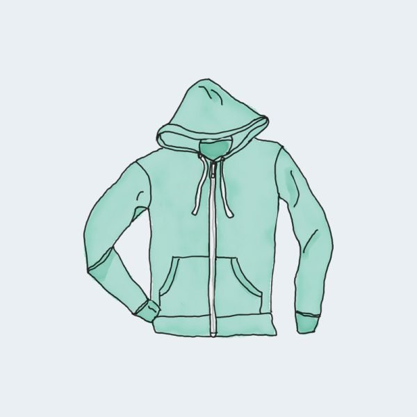  Hoodie with Zipper